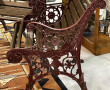 Jolie paire de fauteuils de jardin en fo