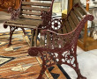 Jolie paire de fauteuils de jardin en fo
