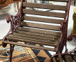 Jolie paire de fauteuils de jardin en fo
