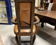 Fauteuil style caquetoire en bois nature