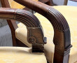 Paire de fauteuils en acajou style Resta