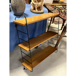 Années 60 - Etagère murale armature en m