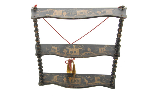 Petite étagère murale Napoléon III noir 