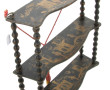 Petite étagère murale Napoléon III noir 