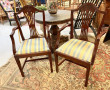 Paire de fauteuils anglais en acajou, do