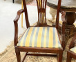 Paire de fauteuils anglais en acajou, do
