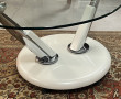 Table basse ronde moderne à deux plateau