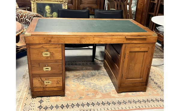 Bureau style Marine à caissons en bois e