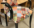 Fauteuil bridge moderne laqué noir et ti