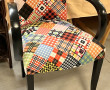 Fauteuil bridge moderne laqué noir et ti