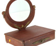 Miroir psyché de table en placage d'acaj