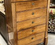 Semainier en placage de bois fruitier, o