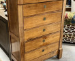 Semainier en placage de bois fruitier, o