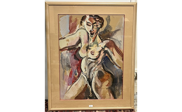 BERTHELOT (Xxème) "Nus féminins", deux g