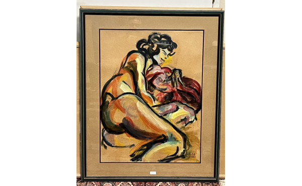 BERTHELOT (Xxème) "Nus féminins", deux g