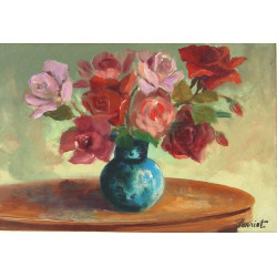 Lucien FERRIOT (1905-?) "Bouquet de rose