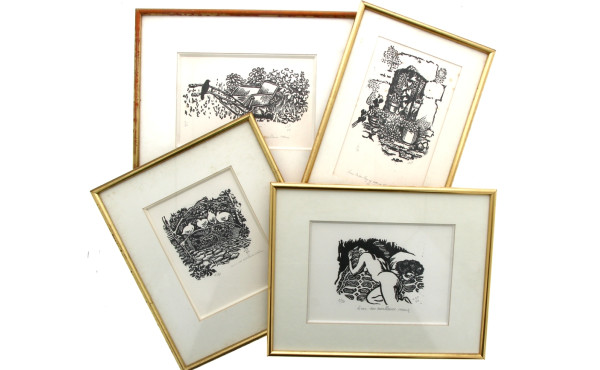 Monogramme J.S.F. (Xxème) - Lot de 7 gra