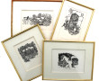 Monogramme J.S.F. (Xxème) - Lot de 7 gra