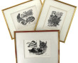 Monogramme J.S.F. (Xxème) - Lot de 7 gra