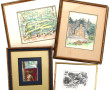 Ecole Française Xxème - Lot de 8 dessins