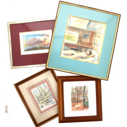 Ecole Française Xxème - Lot de 8 dessins