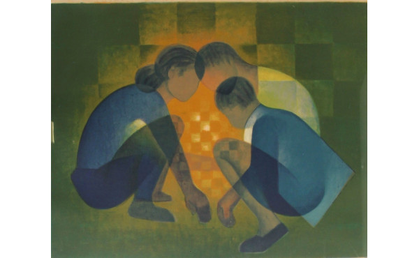 Louis TOFFOLI (1907-1999) "Les enfants a