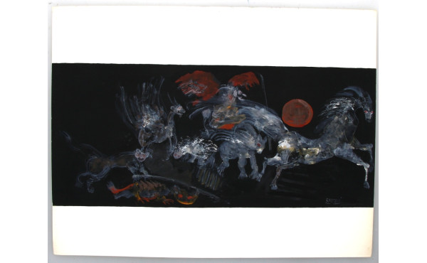 Paul RAMBIÉ (1919-2020) "Cheval et anima