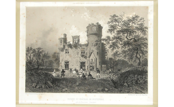 D'après Félix BENOIST (1818-1896) "Ruine