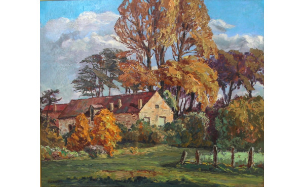 Paul ESNOUL (1882-1960) "Paysage d'autom