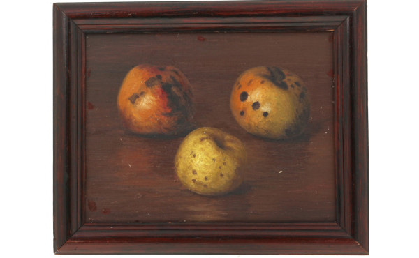 Ecole Française début Xxème "Trois pomme
