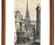 Lucien GAUTIER (1850-1925) "Rue animée p