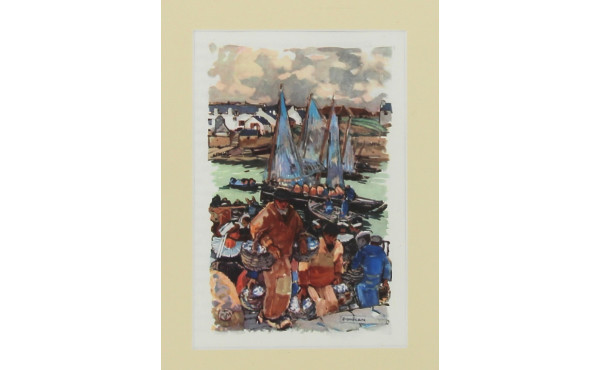 Mathurin MEHEUT (1882-1958) “Doëlan, ret