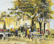 Maurice AUGIZEAU (1945) "Sous les platan