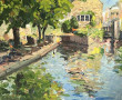 Gérald MORGAN (Xxème) "Le moulin de Rosm