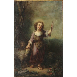 Edouard ARCHINARD (XIXème) "St Jean-Bapt