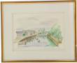 MM QUERVEL (Xxème) "Vue de Quimper", aqu