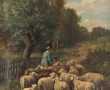 Ferdinand BONHEUR (1817-1887) "Gardien d