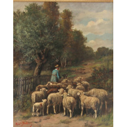 Ferdinand BONHEUR (1817-1887) "Gardien d