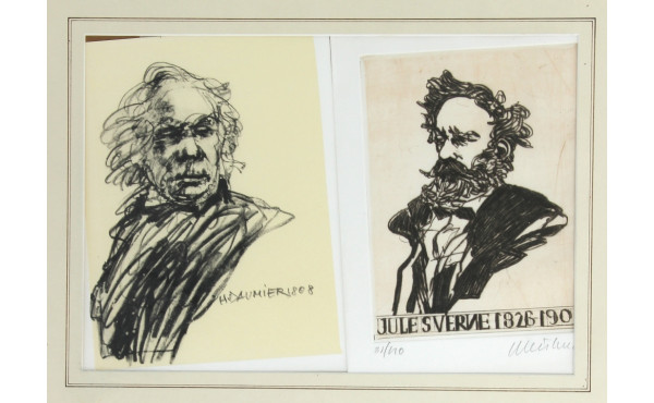 Claude WEISBUCH (1927-2014) - "Jules Ver