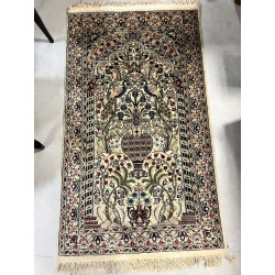 Tapis en laine et soie, 157 x 93 cm