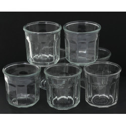 Lot de 24 bocaux à confiture en verre à 