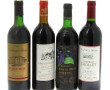 Lot de 4 bouteilles: - 1 B Ch René 1989