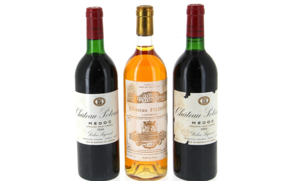 Lot de 3 bouteilles: - 2 Ch POTENSAC 19