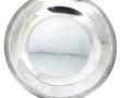 Plat rond en argent, poinçon minerve, po