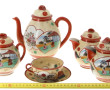 Service à thé en porcelaine du Japon com