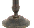 Boîte ancienne en placage et métal, déco