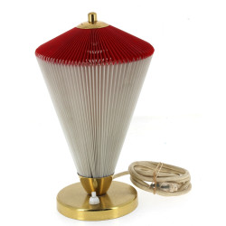 Lampe veilleuse années 50 en laiton et m