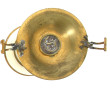 Garniture de cheminée en onyx et bronze 