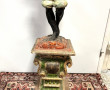 Porte-torchère nubien (fonctionne, élect