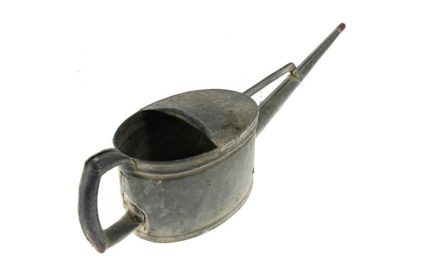 Arrosoir en zinc ancien de pépinière, 2 